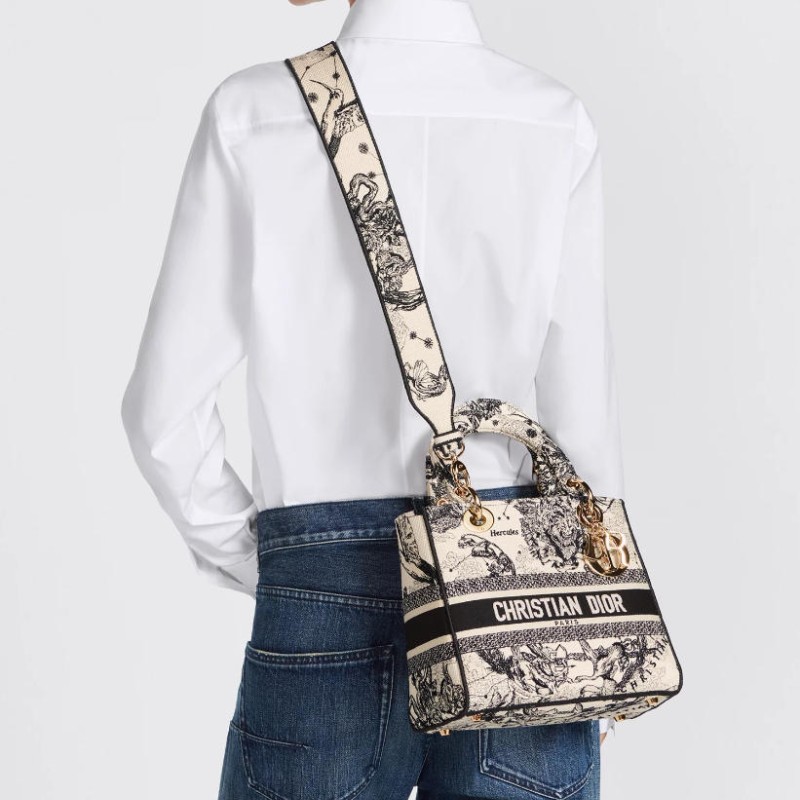 中号 Lady D-Lite 手袋 中号 Lady D-Lite 手袋