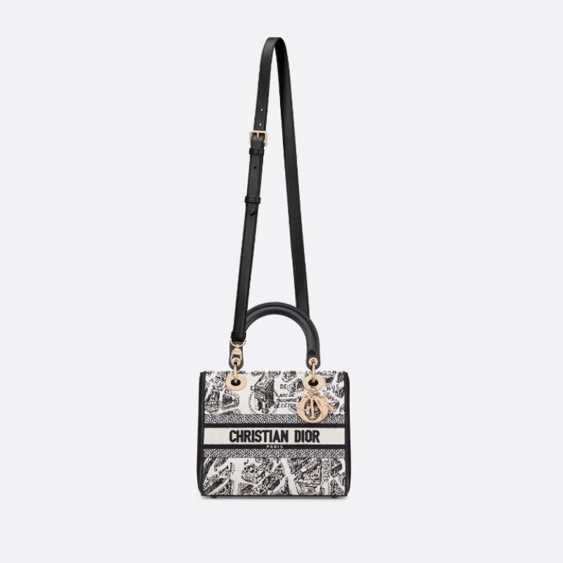 中号 Lady D-Lite 手袋 中号 Lady D-Lite 手袋