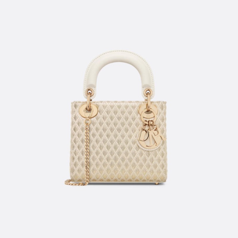 迷你 Dior Or Lady Dior 手袋