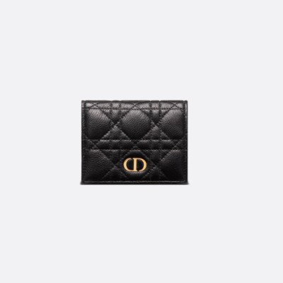迷你 Dior Caro Saffron 钱包