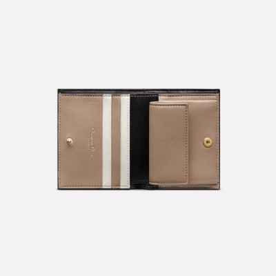 迷你 Dior Caro Saffron 钱包