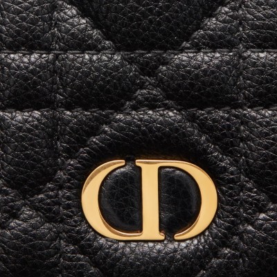 迷你 Dior Caro Saffron 钱包