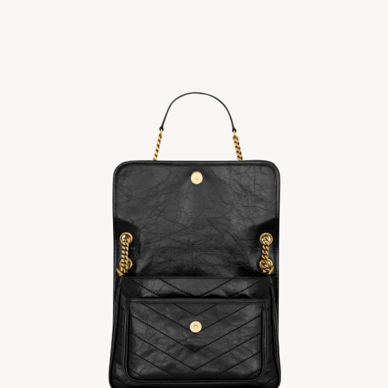 NIKI中号复古皮革手袋 NIKI中号复古皮革手袋