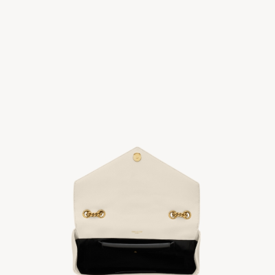 LOULOU中号绗缝小羊皮手袋