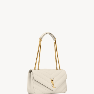 LOULOU中号绗缝小羊皮手袋